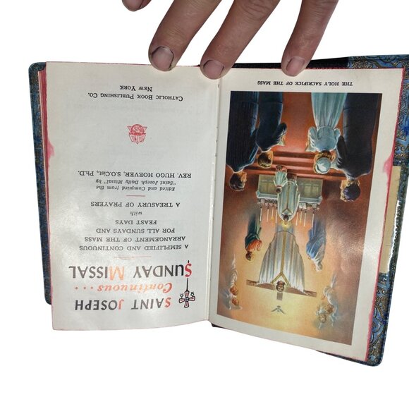 1957 Saint Joseph Catholic Missal Hardcover Vintage Prayer & Sunday Readings - Picture 5 of 11